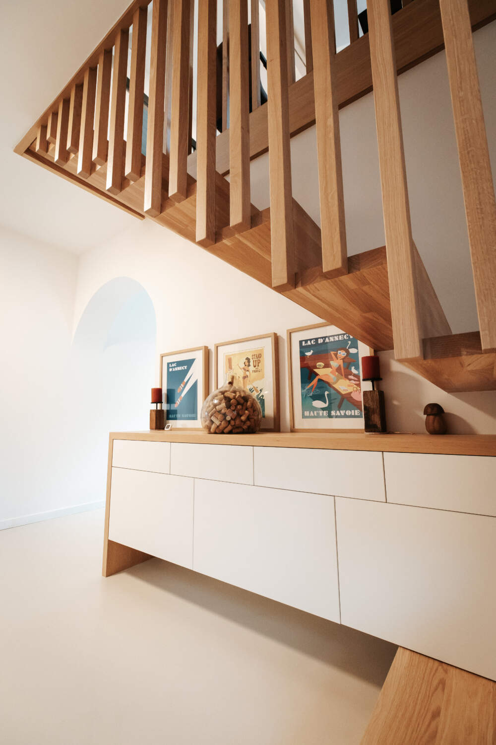 Agencement escalier et mobilier bois